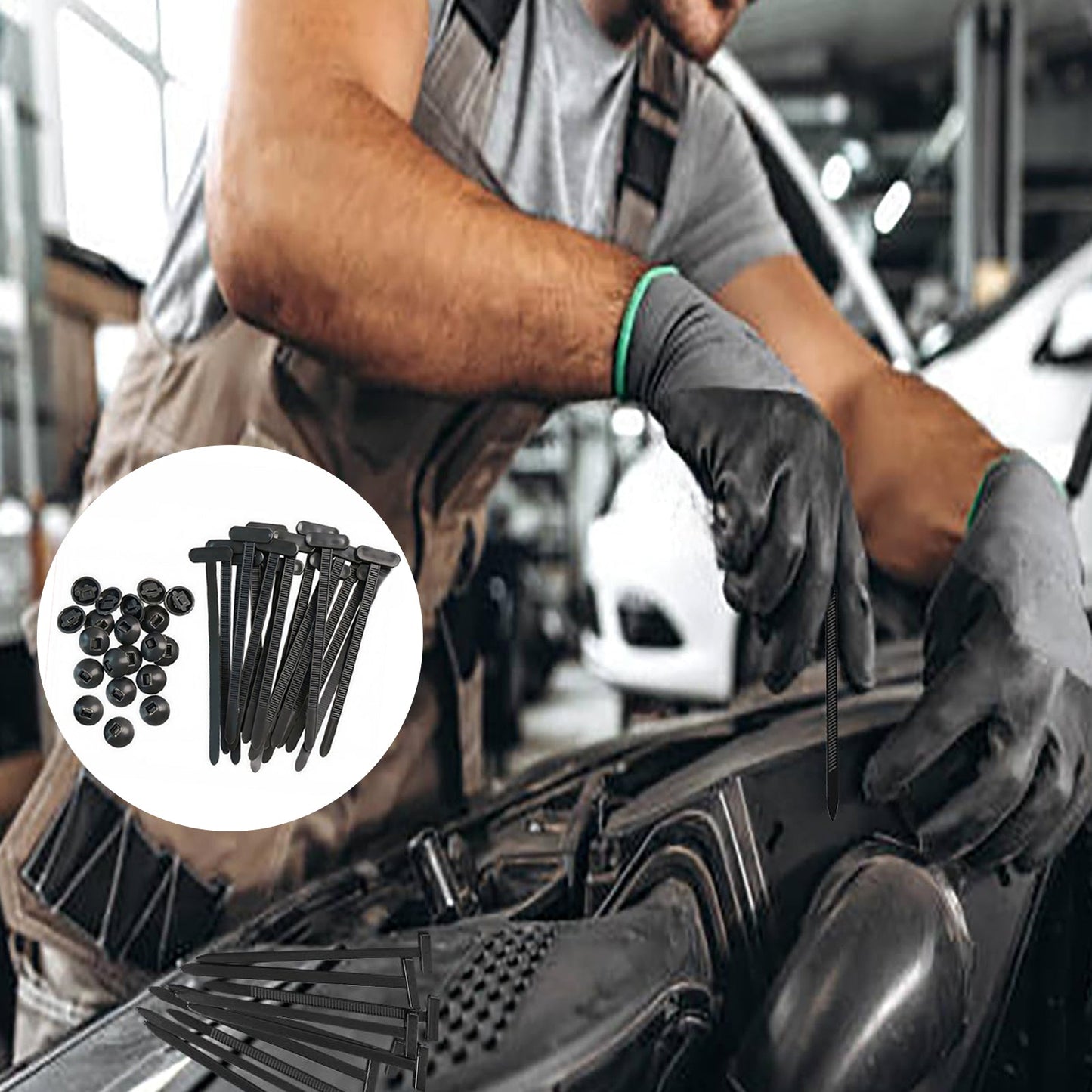 Fibbia universale per fascette in nylon (50% di sconto)