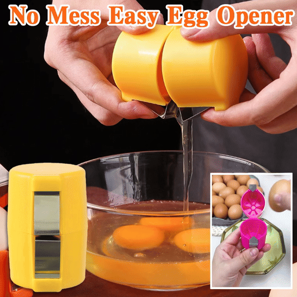 🔥Acquista 1 ricevi 1 gratis!🍳✨ Ergonomico apriscatole per uova 🥚👌‑ Rottura netta senza frammenti di guscio