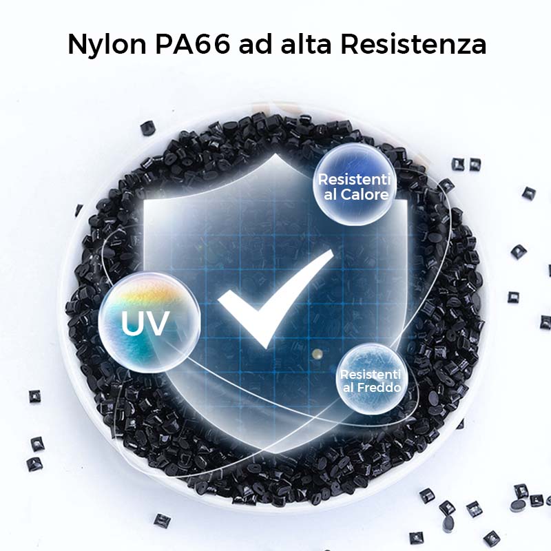 Fibbia universale per fascette in nylon (50% di sconto)