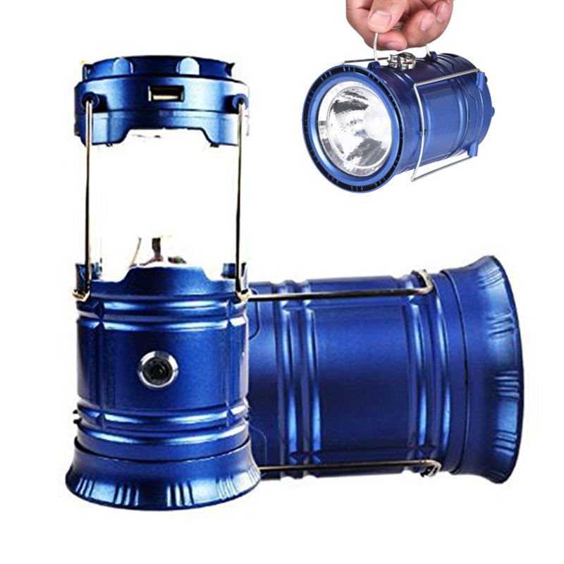 💥 METÀ PREZZO — SOLO OGGI! ⛺️ Lampada da campeggio ricaricabile solare – LED pieghevole, impermeabile IPX4 💡 Base magnetica e gancio ripiegabile 🏔️ Ideale per campeggio, escursioni e emergenze per blackout 🔋