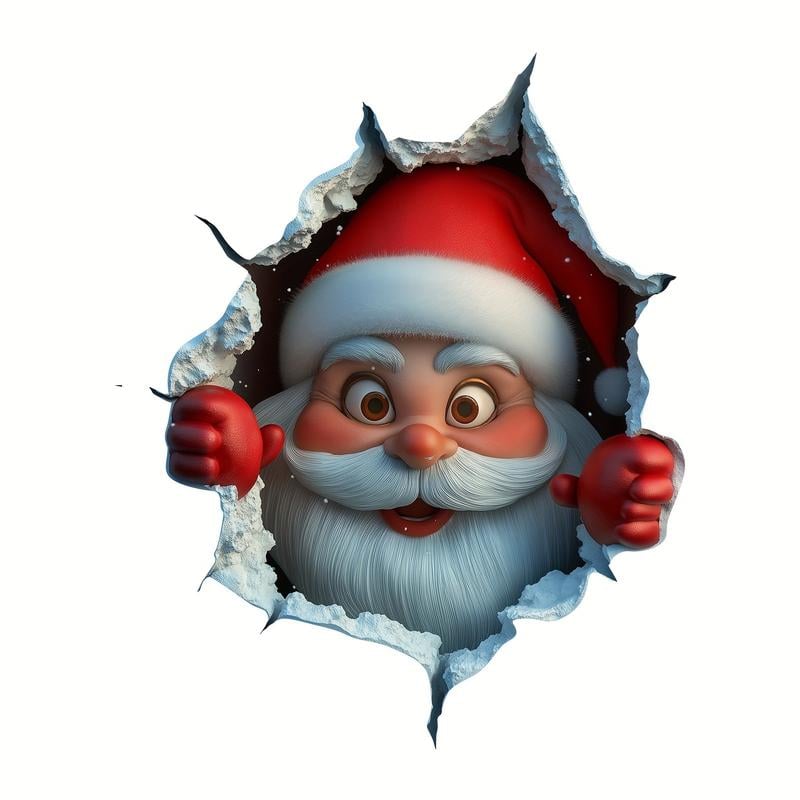 🎄Saldi natalizi 50% di sconto 🎅 Adesivi murali natalizi creativi