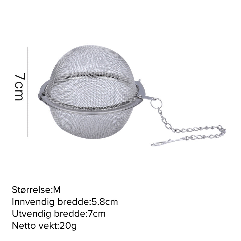 🍵✨Filtro per spezie e tè in acciaio inox 304 (3 pezzi)