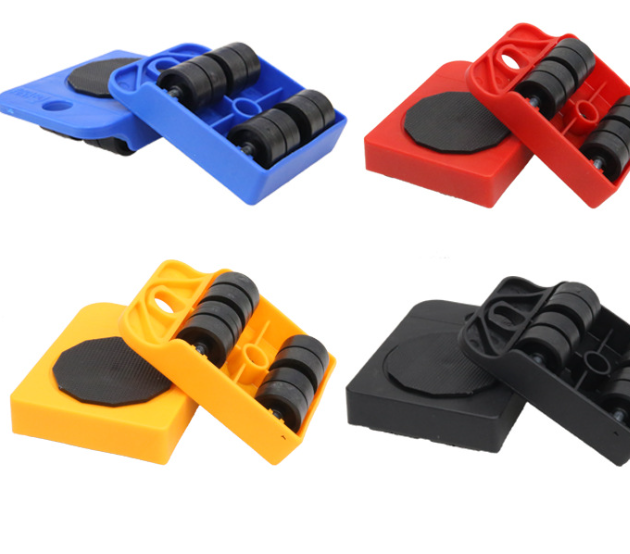 🔥 Set per sollevare e spostare mobili con leva e 4 supporti a rotelle – Sconto 50% 🔥