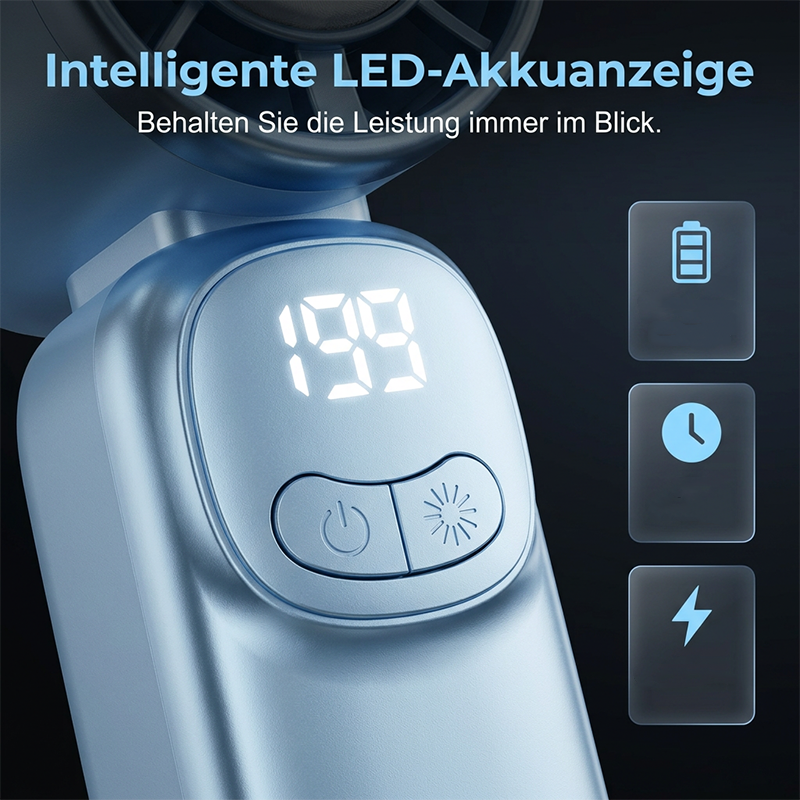 🌬️✨ Sconto del 50%! Mini ventilatori portatili con regolazione precisa della velocità, display a LED, design maneggevole e batteria a lunga durata: ideali per i viaggi, l'estate, i concerti e gli spostamenti quotidiani.
