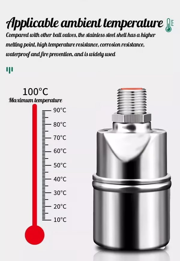🥰Nuova offerta speciale 2026 – Sconto del 50%✨Valvola a galleggiante completamente automatica per la regolazione del livello dell'acqua, in acciaio inossidabile 304