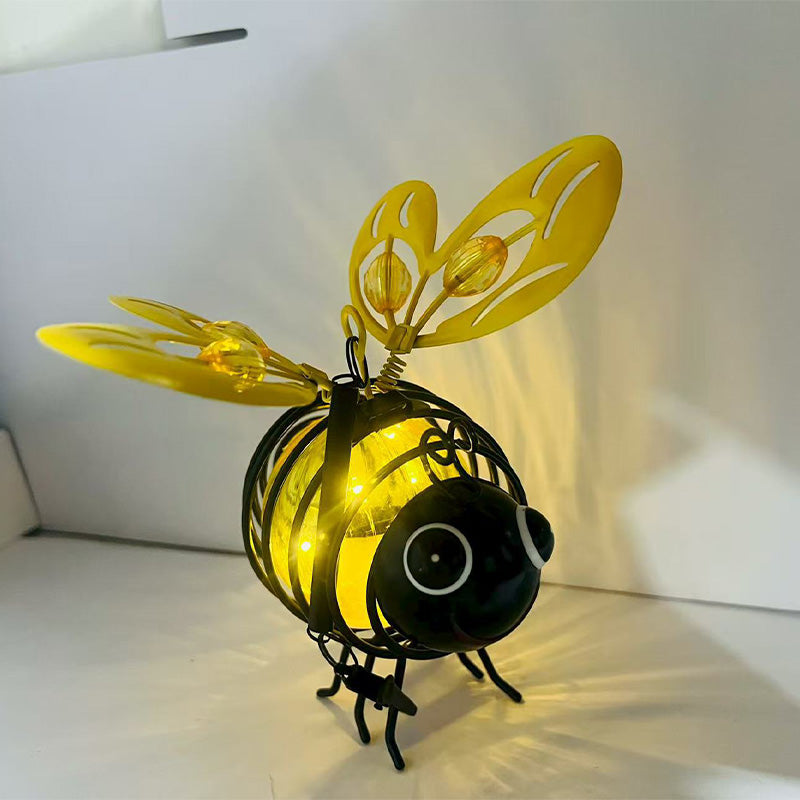🐝 JETZT 50 % RABATT! ☀️ Solarbetriebene Hängelampe für das Auto – bezauberndes Bienen-Design mit herzförmigen Flügeln – perfekt für Garten und Auto 🌸