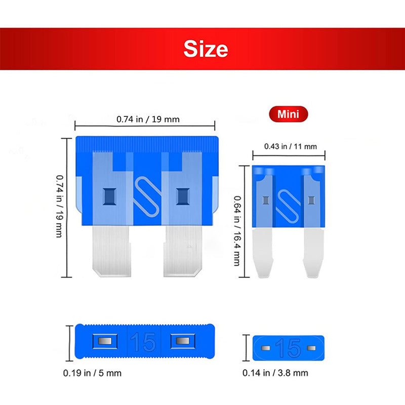 ⚡ Set da 300 pezzi di fusibili per auto – assortiti per tutte le esigenze! 🔌🚗🧰