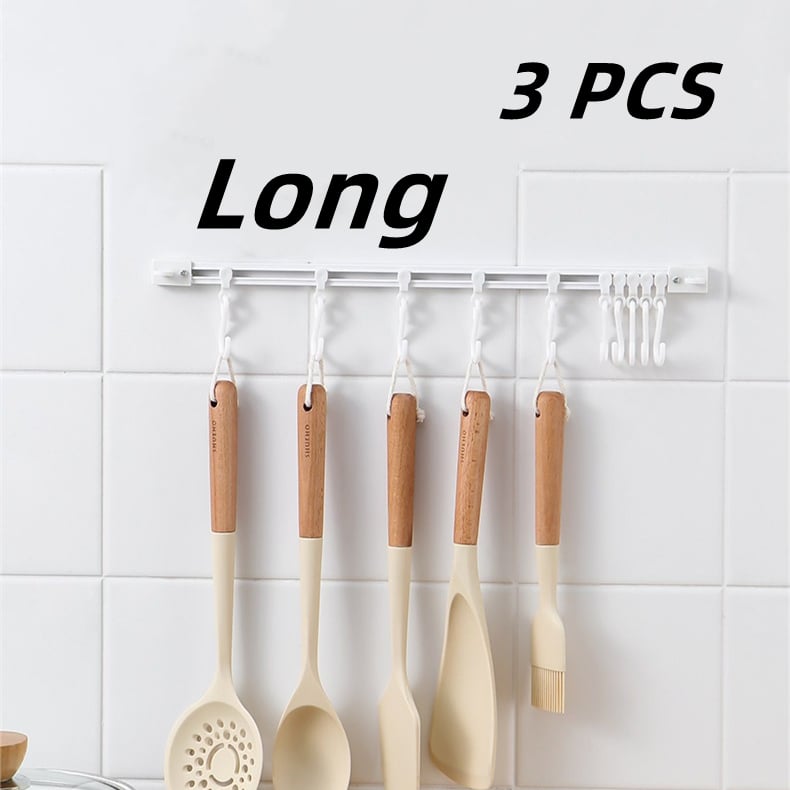 🔥 Appendi Tutto Subito! Porta Utensili a Parete Regolabile Senza Forare – Soluzione Salvaspazio per Cucina, Garage e Officina. Installazione Rapida e Senza Trapano.