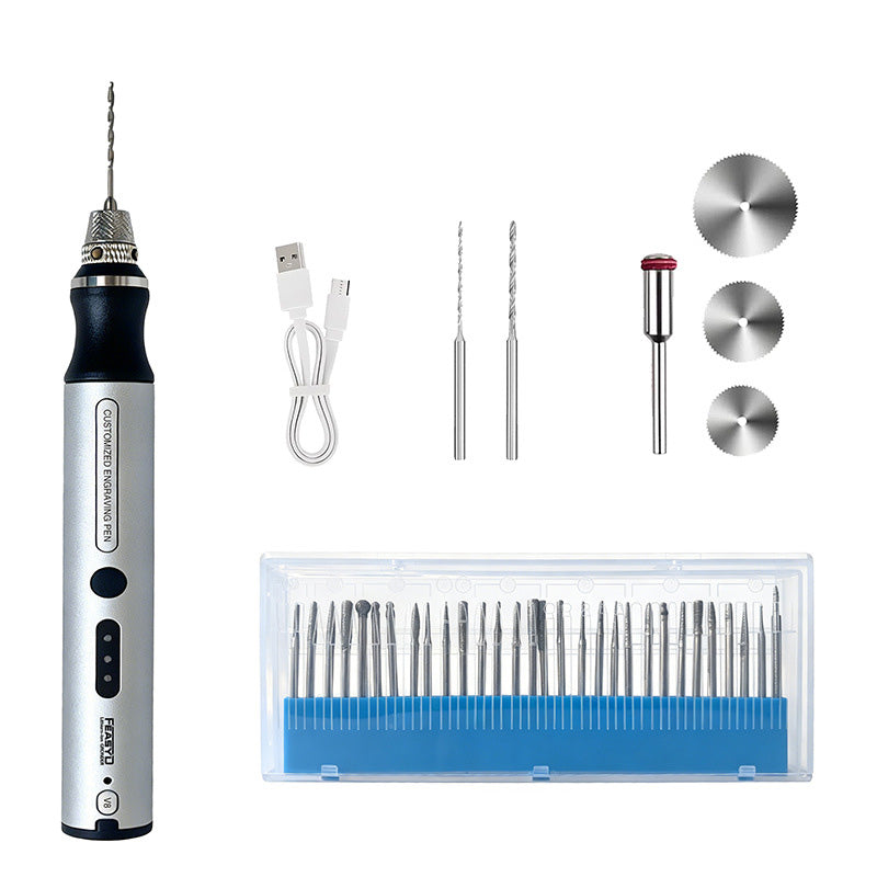 🖊️ Mini penna per incisione elettrica cordless – Strumento di incisione di precisione portatile