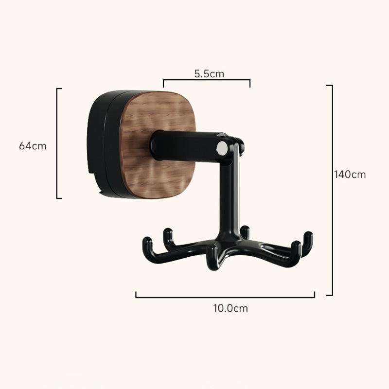 Portautensili da cucina con ganci girevoli a 360°