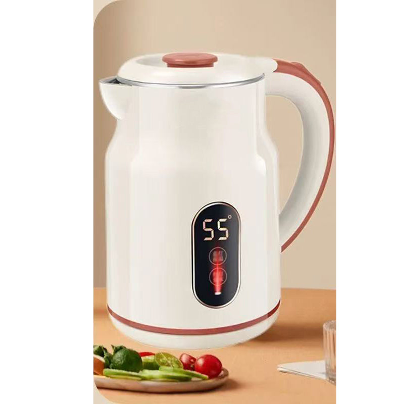 ☕ Bollitore Elettrico Smart 3L con Display LED ✨ | Controllo Temperatura e Mantenimento Caldo a 55°C 🌡️ | Interno in Acciaio Inox e Doppia Parete Anti-Scottatura 1500W 🫖