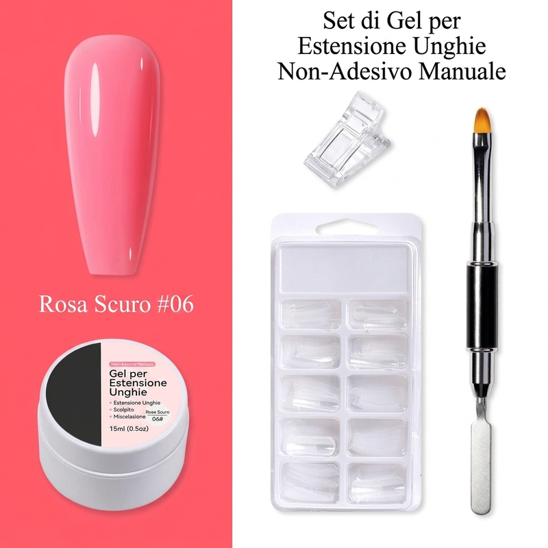 💅 Gel ricostruzione unghie solido — Non cola, facile da usare 🥳