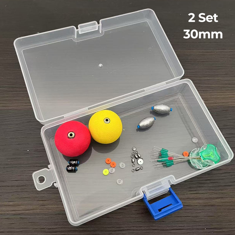 Kit completo per la montatura di galleggianti e piombi da pesca