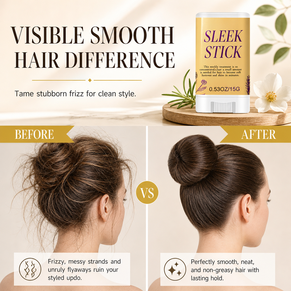 ✨ 50% di sconto! Stick modellante contro i capelli crespi – domina i capelli ribelli in pochi secondi, fissaggio a lunga durata e cera d'ape nutriente. 15 g – per un look ordinato tutto il giorno! 💇♀️💪
