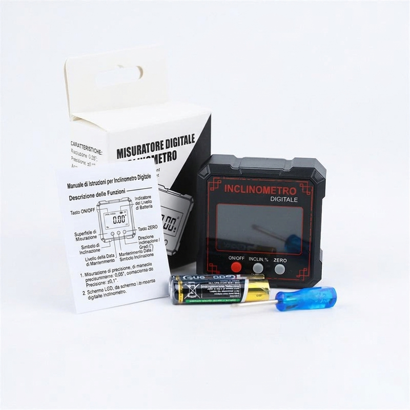 ⏳🔥 OFFERTA A TEMPO LIMITATO: SCONTO DEL 50%! ⏰ Goniometro Digitale Magnetico Impermeabile IP54
