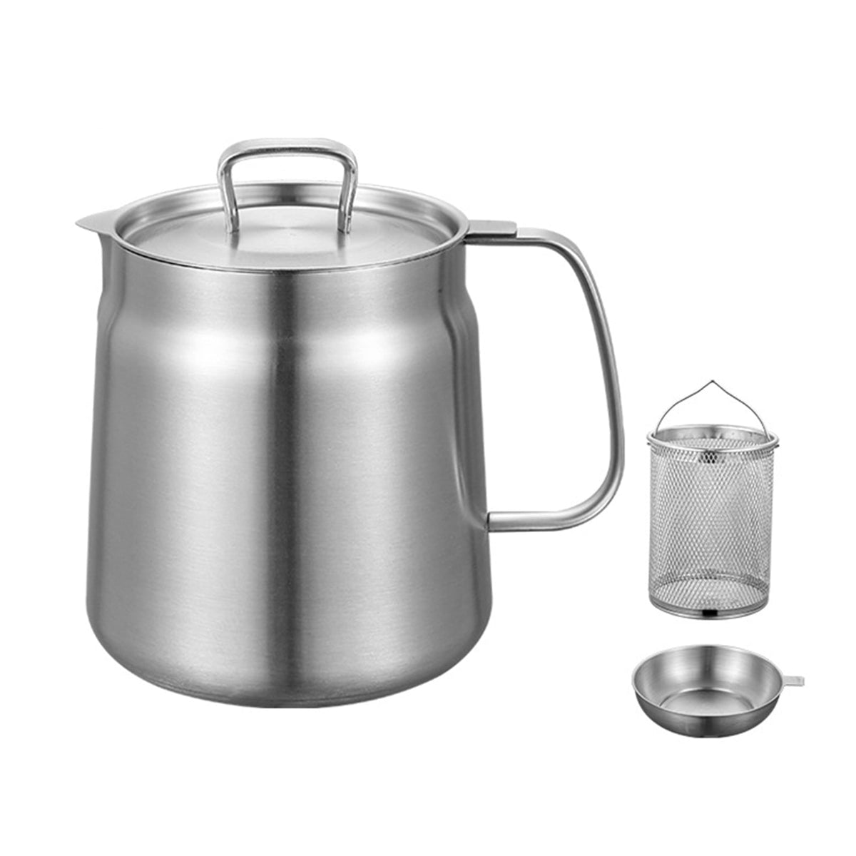 ⏳🔥 SCONTO 50% OFFERTA LIMITATA! ⏰ Contenitore 2 in 1 in acciaio inox 304 | Filtra e conserva l’olio senza sforzo ✨