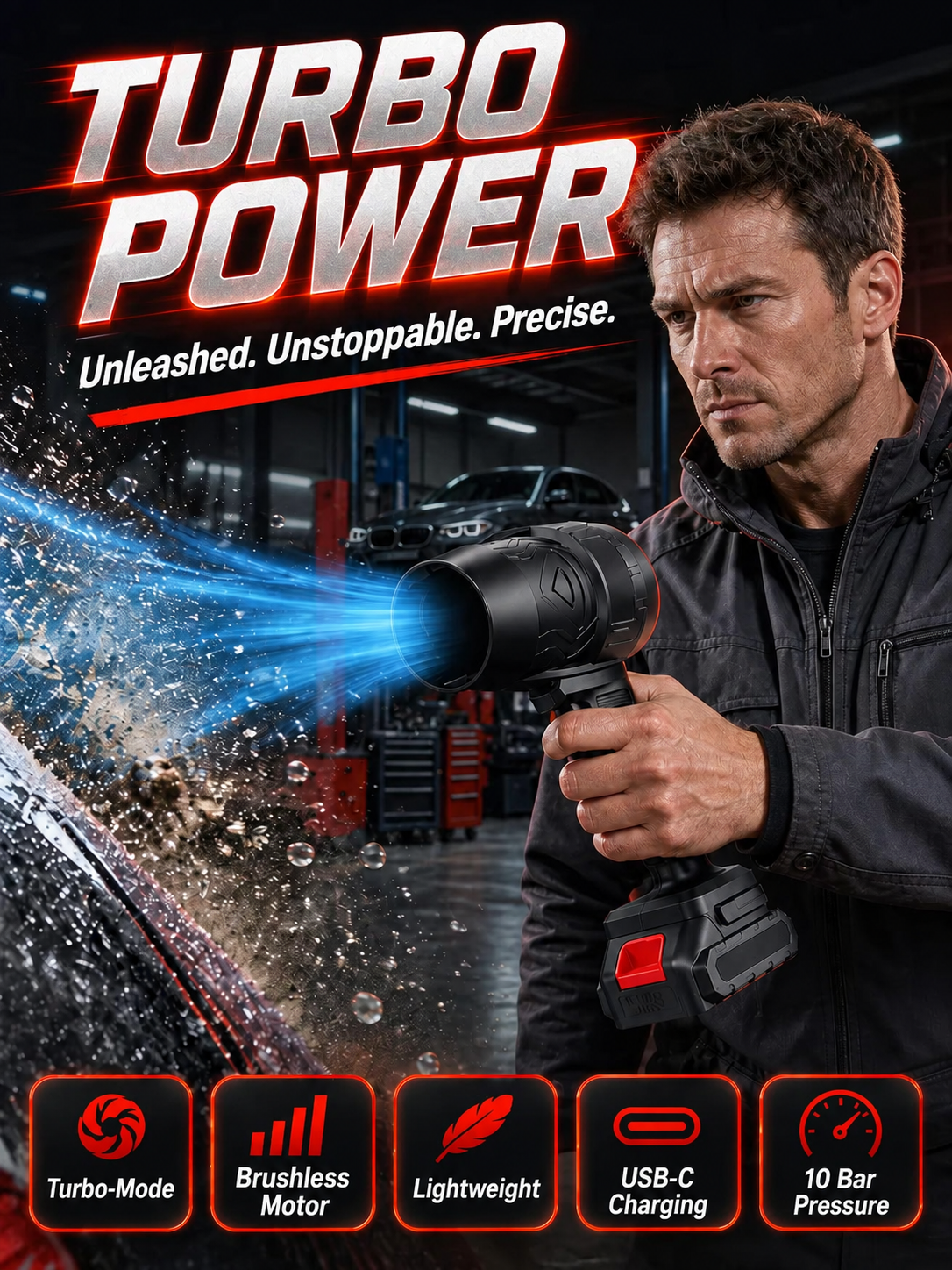 🔥VENDITA CALDA🔥Soffiatore Portatile Turbo Power