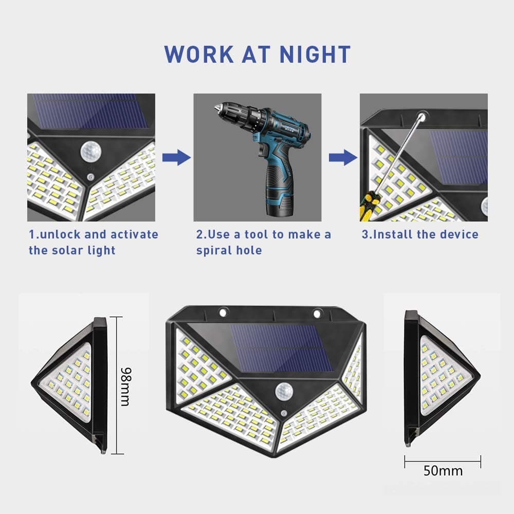 💥SCONTO DEL 50%💥ILLUMINA SUBITO IL TUO SPAZIO ESTERNO CON FARETTI SOLARI A SENSORE DI MOVIMENTO