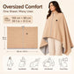🔥 Saldi di Natale — 50% DI SCONTO!❄️ Resta al Caldo per Tutto l'Inverno — Coperta Scaldante Elettrica Portatile a Scialle