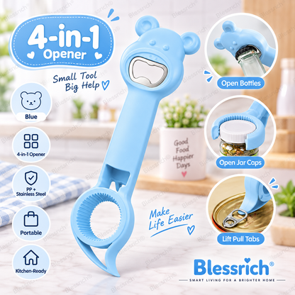 Apribottiglie multifunzione 4 in 1