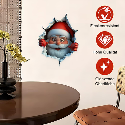 🎄Saldi natalizi 50% di sconto 🎅 Adesivi murali natalizi creativi