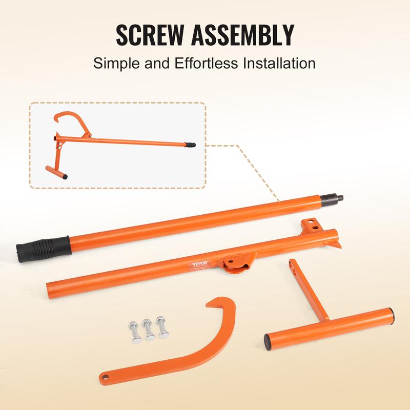 50% DI SCONTO ORA! Sollevatore di tronchi Timberjack in acciaio, martinetto per tronchi resistente, strumento rullo per tronchi in acciaio massiccio per sollevare e rotolare la legna da ardere in sicurezza, 2 stili disponibili