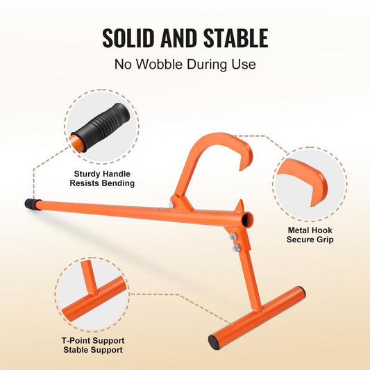 50% DI SCONTO ORA! Sollevatore di tronchi Timberjack in acciaio, martinetto per tronchi resistente, strumento rullo per tronchi in acciaio massiccio per sollevare e rotolare la legna da ardere in sicurezza, 2 stili disponibili