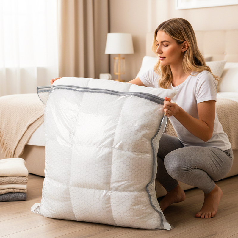 🎅 VENDITA CALDA 50% DI SCONTO🎁 Sacche sottovuoto da viaggio + kit pompa portatile