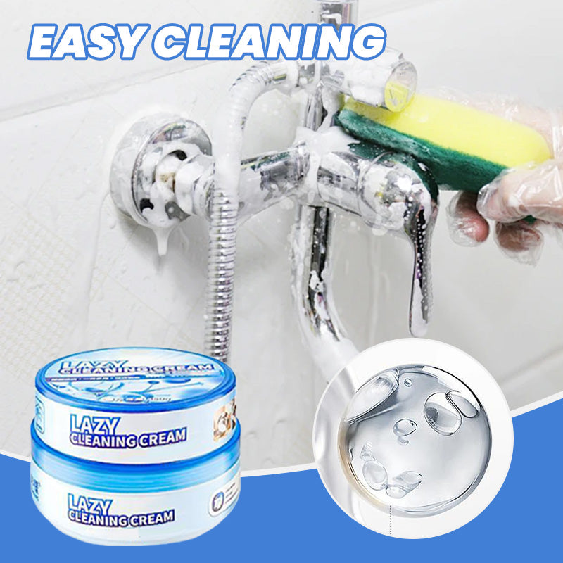 🧽 Crema Detergente Multifunzionale con Spugna ✨ | Sgrassa a Fondo, Lucida e Rimuove Incrostazioni 🍳 | Formula Antigraffio per Cucina e Bagno 🚰 | 120 g e 260 g