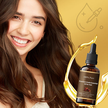🌿Olio essenziale di alta qualità per capelli