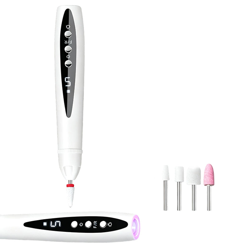 💅✨ Fresa per Unghie Elettrica 3 in 1 con Lampada UV – Portatile, Senza Fili, Per Manicure da Salone Professionale a Casa 💖🔋