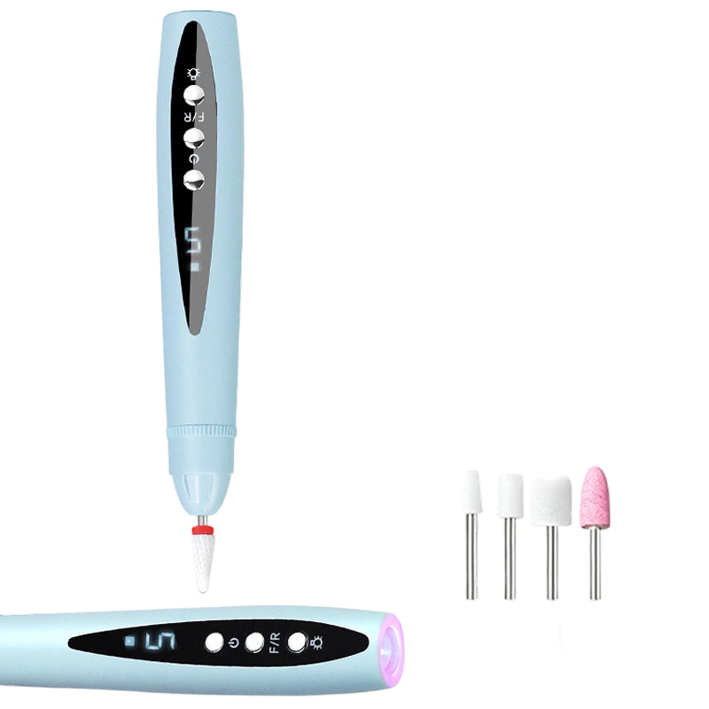 💅✨ Fresa per Unghie Elettrica 3 in 1 con Lampada UV – Portatile, Senza Fili, Per Manicure da Salone Professionale a Casa 💖🔋