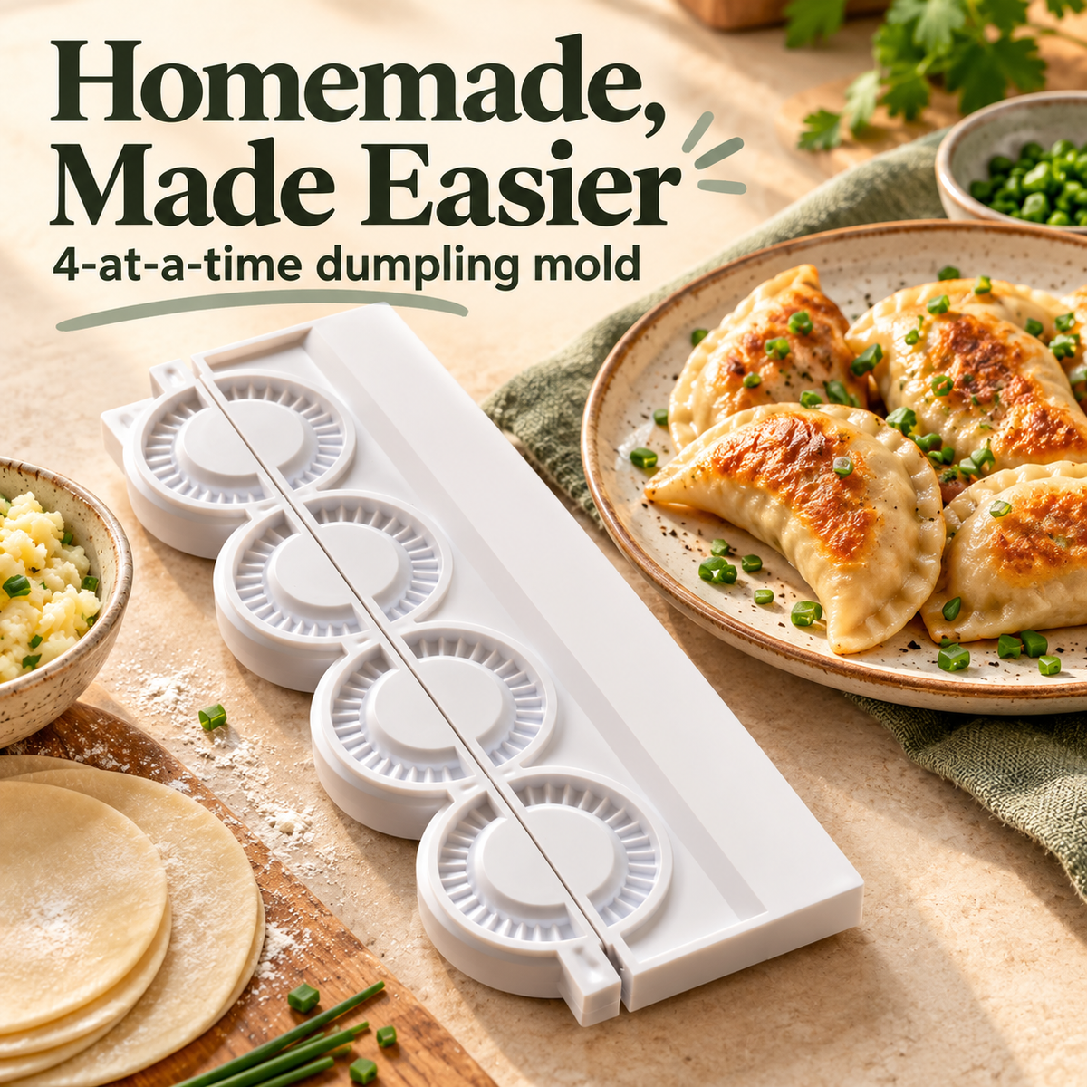 PIEROGIES Dumpling Maker – Stampo per ravioli da cucina e pressa per ravioli d’acqua