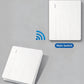Kit interruttore luce wireless senza fili | Interruttore da muro autoadesivo con ricevitore, senza forature, ideale per affitti, comodini e corridoi