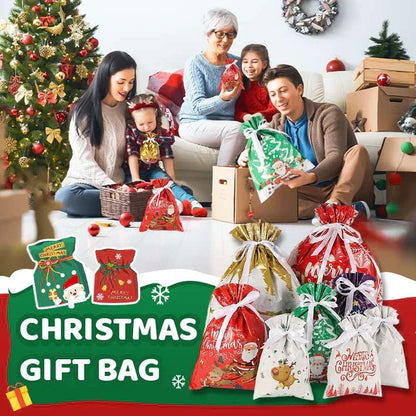 🎅 Vendita di Natale SCONTO 49% 🎄 La Migliore Borsa Regalo Natalizia Con Cordino Al Mondo 🎁