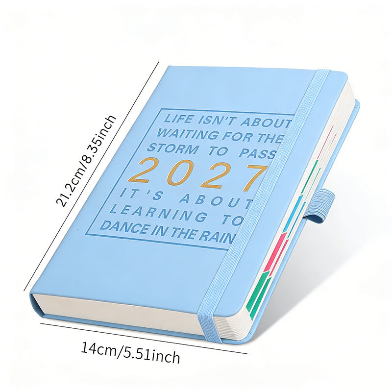📅 50% DI SCONTO ORA! 📓 Taccuino calendario 2027 – Formato A5, una pagina al giorno con date stampate – Ideale per annotazioni giornaliere e consultazioni future ✨