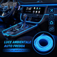 🎁SUBITO -50%!🚀 Striscia LED atmosfera per interni auto💡Molteplici opzioni di colore🔌Alimentazione USB✨Installazione semplice: luce ambientale per cruscotto e portiere