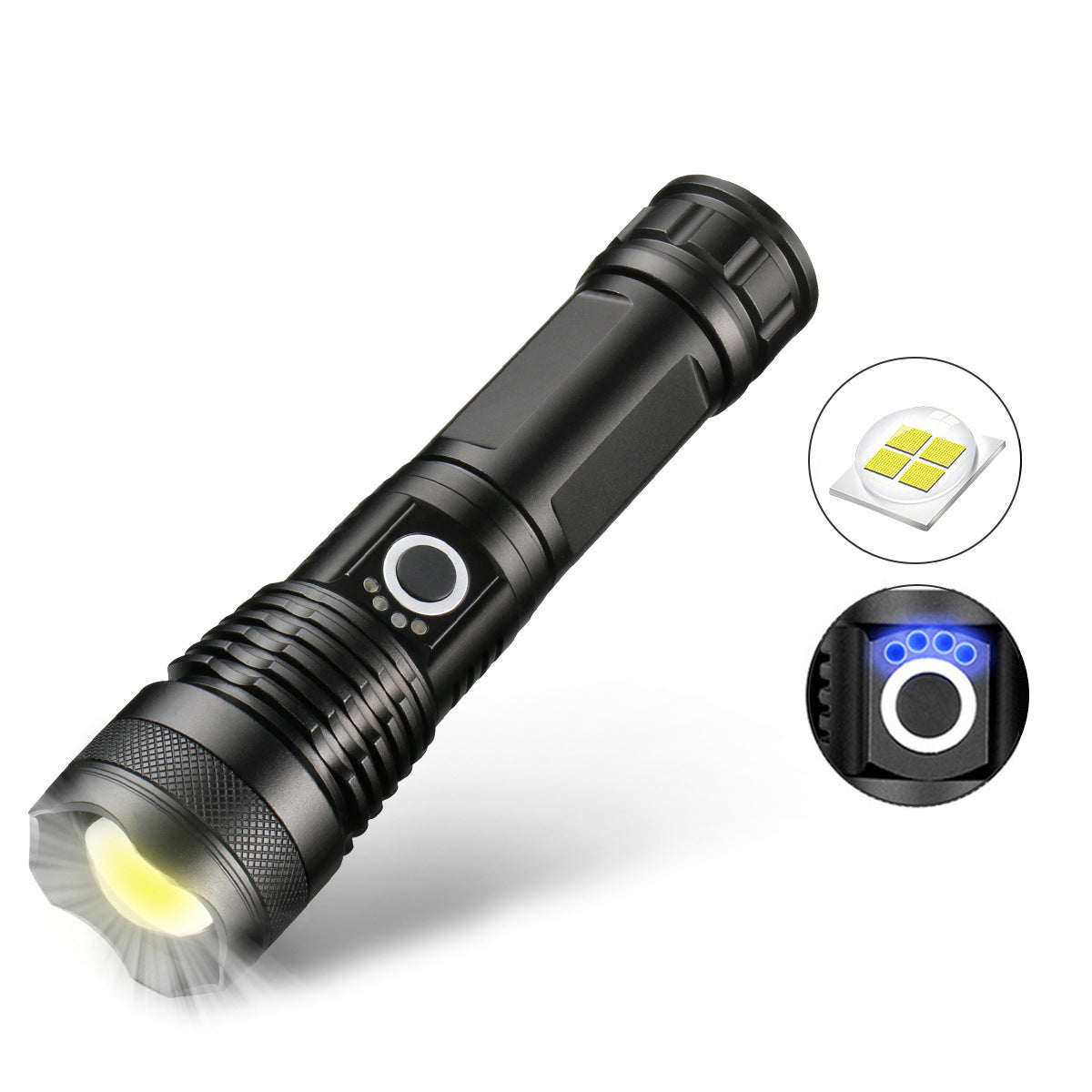 Torcia laser tattica ricaricabile a LED 16000 lumen ad alta intensità