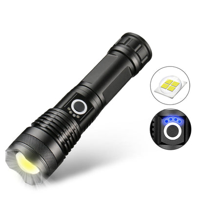 Torcia laser tattica ricaricabile a LED 16000 lumen ad alta intensità