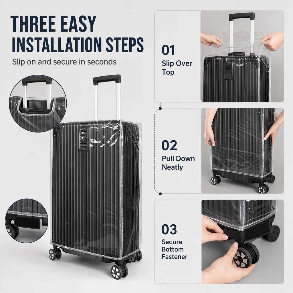 ✈️ACQUISTA 2, RICEVI 1 GRATIS + 50% DI SCONTO!🧳Fodera per valigia impermeabile e antigraffio