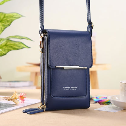 👜 📱 Portafogli‑borsa a tracolla per donna, elegante e semplice, con funzione touchscreen