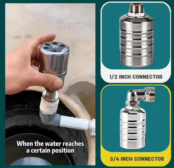 🥰Nuova offerta speciale 2026 – Sconto del 50%✨Valvola a galleggiante completamente automatica per la regolazione del livello dell'acqua, in acciaio inossidabile 304