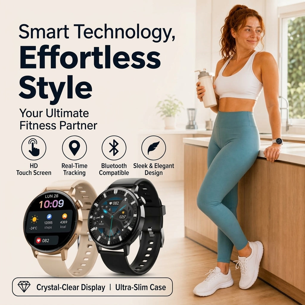 ⌚ OFFERTA A TEMPO LIMITATO 50% DI SCONTO! 💡 Orologio Intelligente Multifunzione – Monitoraggio Salute, Chiamate Vivavoce, Ideale per lo Sport ✨