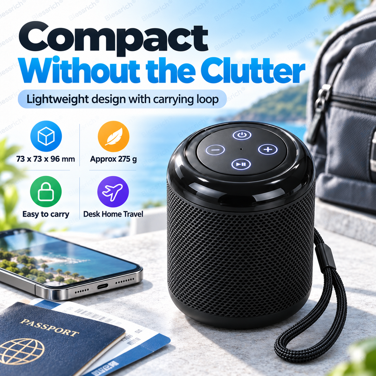 🥳2026 OFFERTA SPECIALE 🔥 SCONTO 50%! Altoparlante Bluetooth portatile – Bluetooth 5.3, suono chiaro da 5W, riproduzione scheda TF + USB, chiamate vivavoce. Compatto, leggero e facile da trasportare. Ottimo suono ovunque! 🎶🔊