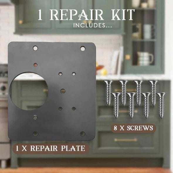 🔥 Compra 2 coppie ricevi 3 coppie gratis! Kit di Riparazione per Cerniere – Tutto in Uno, Riparazione Facile e Soluzione Durevole. 🏠
