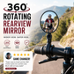 ⏳OFFERTA SPECIALE PER TEMPO LIMITATO⏰Specchietto retrovisore girevole a 360°‑Visione posteriore nitida, non dovrai più girare il collo. Compatibile con bici, e‑bike e motociclette. Cinghia in silicone senza attrezzi! 🛡️✨