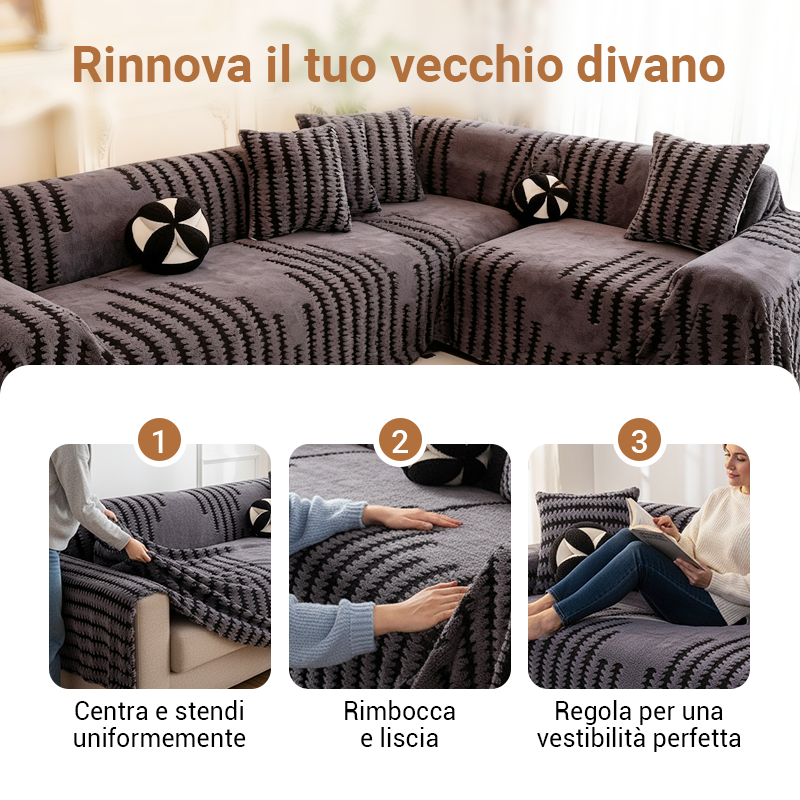 📢📢Sconto del 50%!!! ✨Copridivano morbido e antiscivolo in peluche