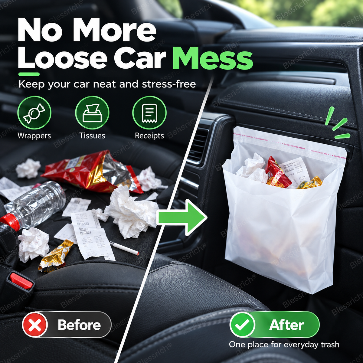 🥳2026 OFFERTA SPECIALE🥳💞OLTRE 50MILA PEZZI VENDUTI!🚗Sacchetti autoadesivi per l’auto – si attaccano ovunque, aderiscono saldamente. Multiuso: per rifiuti o ripostiglio. Nessun disordine, nessun segno. 🧹✨