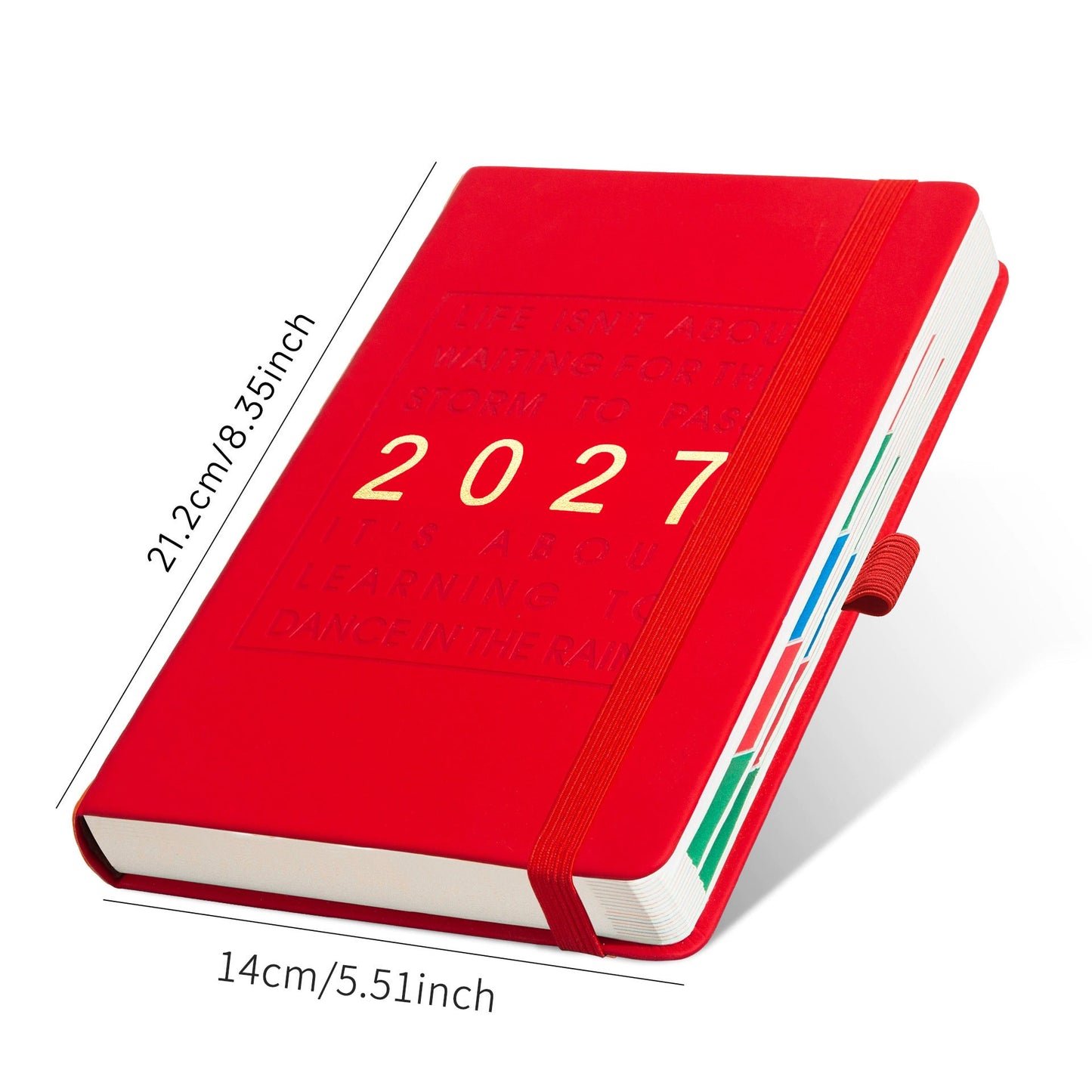 📅 50% DI SCONTO ORA! 📓 Taccuino calendario 2027 – Formato A5, una pagina al giorno con date stampate – Ideale per annotazioni giornaliere e consultazioni future ✨
