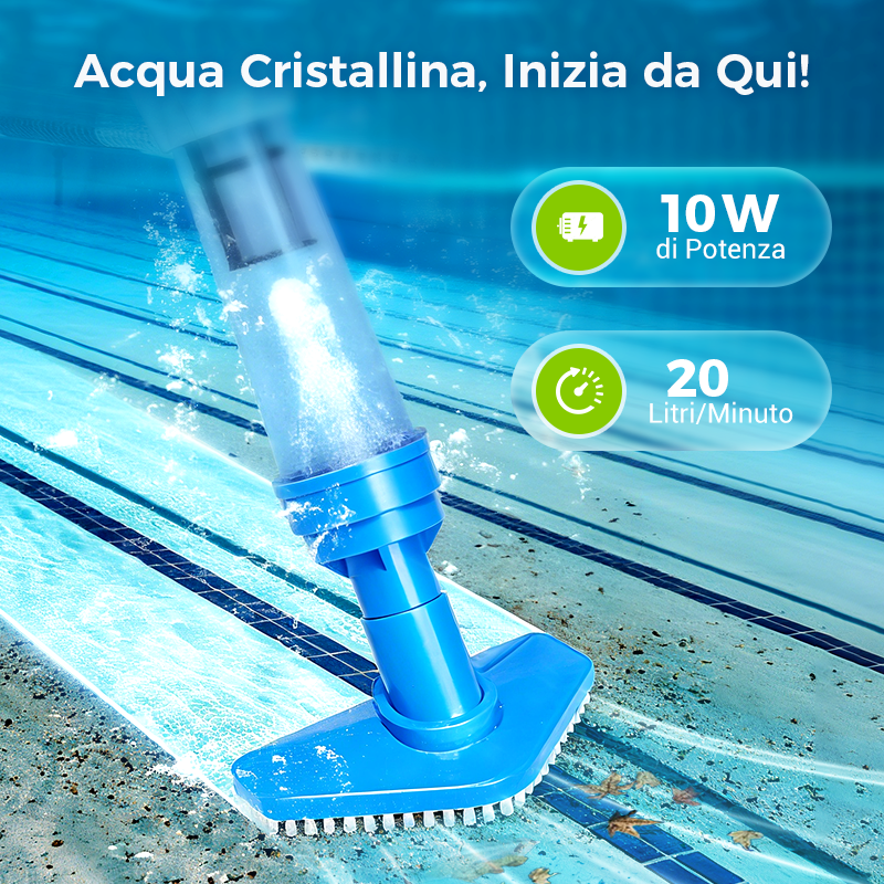 🌊Aspirapolvere portatile senza fili 3 in 1 per piscine